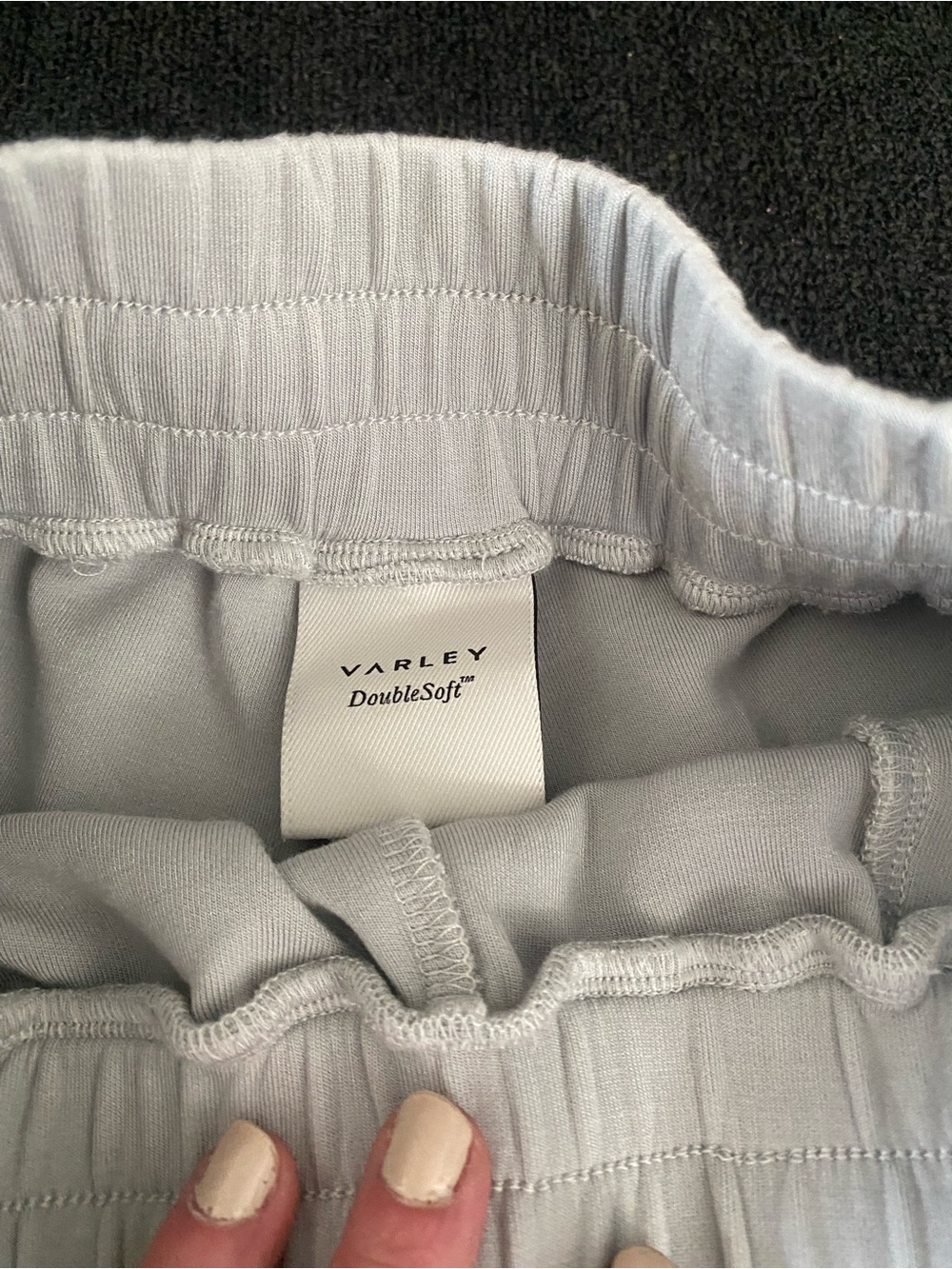Light Blue/Grey Women's Varley Drawstring Shorts- XS - Picture 3 of 5